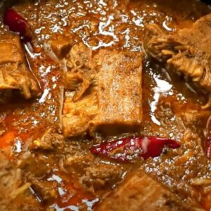Peppersoup (Goat Meat or Turkey)